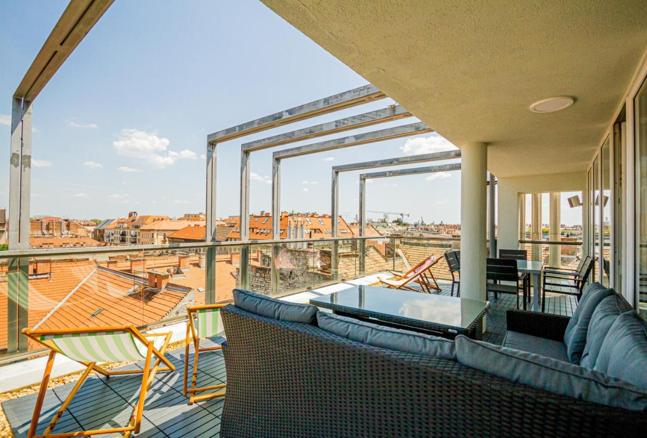 Luxury Apartment With Balcony In Downtown Budapest Extérieur photo